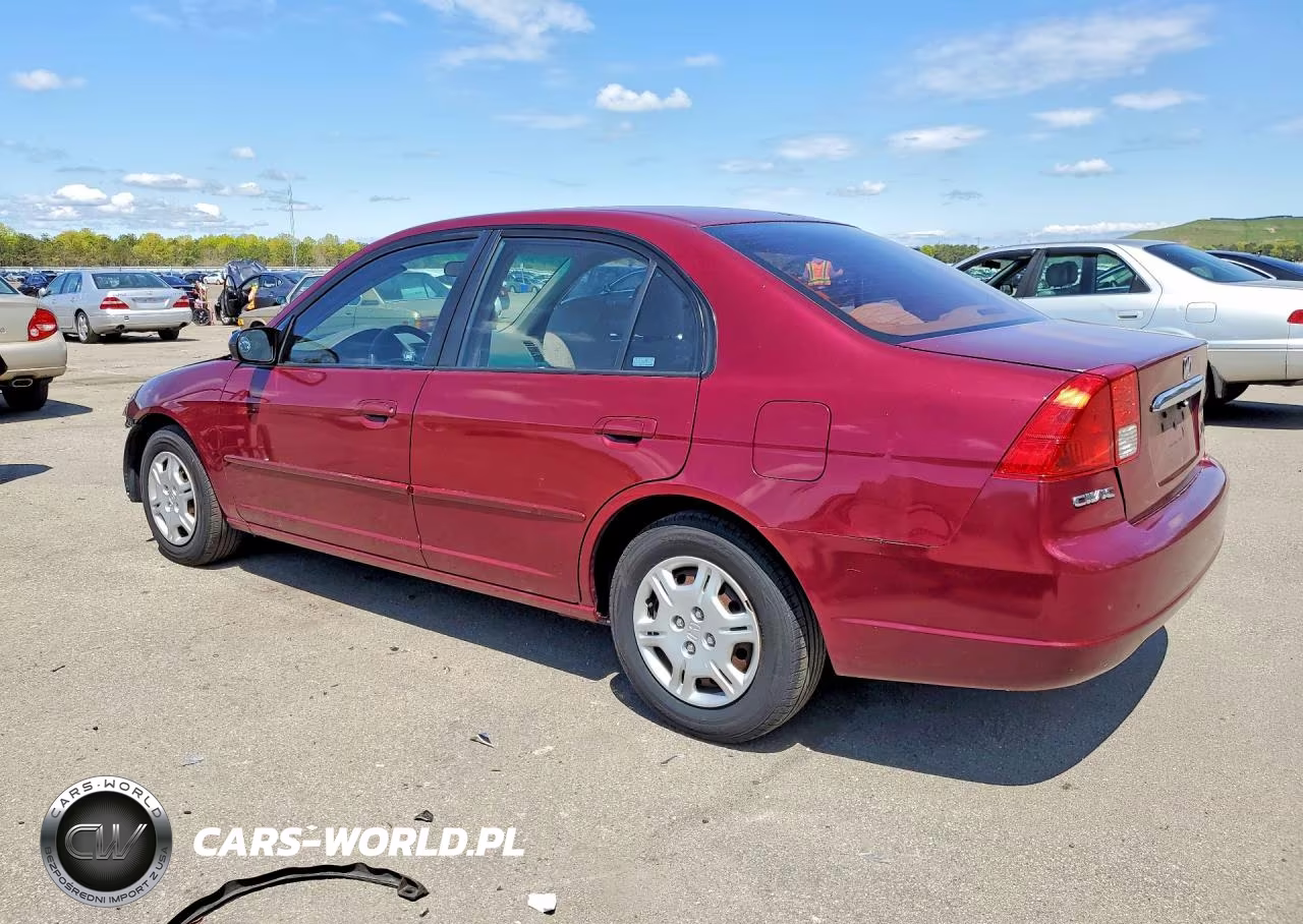 2002 Honda Civic Lx VIN:2HGES16572H580839 - 2