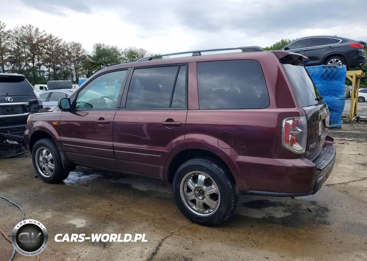 2007 Honda Pilot Ex VIN:5FNYF18497B028258 - 2
