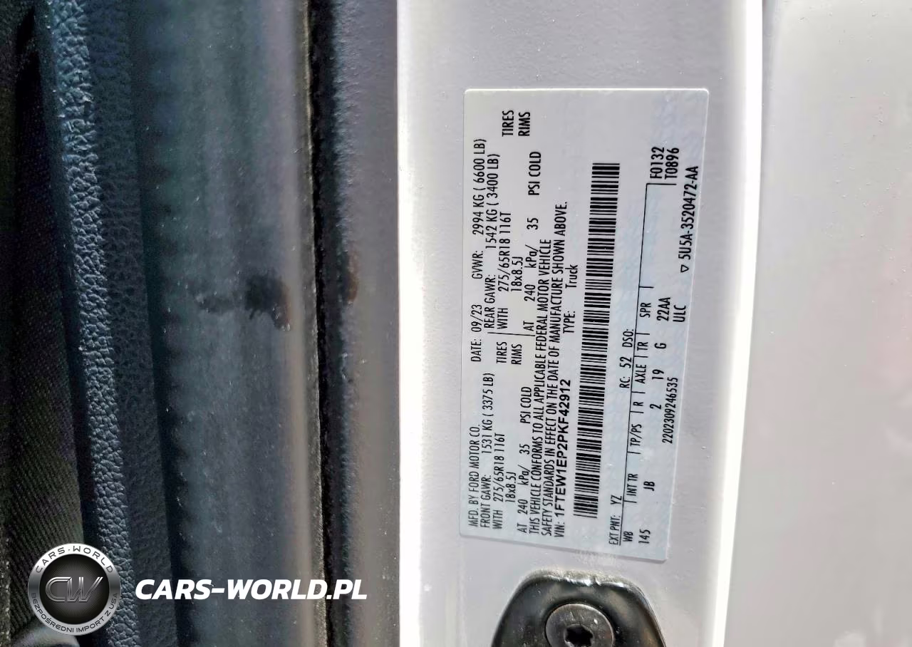 2023 Ford F150 VIN:1FTEW1EP2PKF42912 - 13