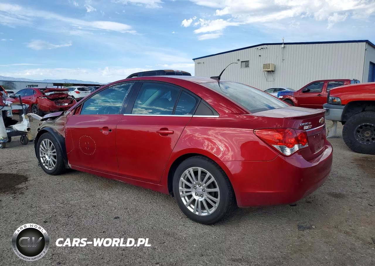 2012 Chevrolet Cruze Eco VIN:1G1PJ5SC7C7180775 - 2