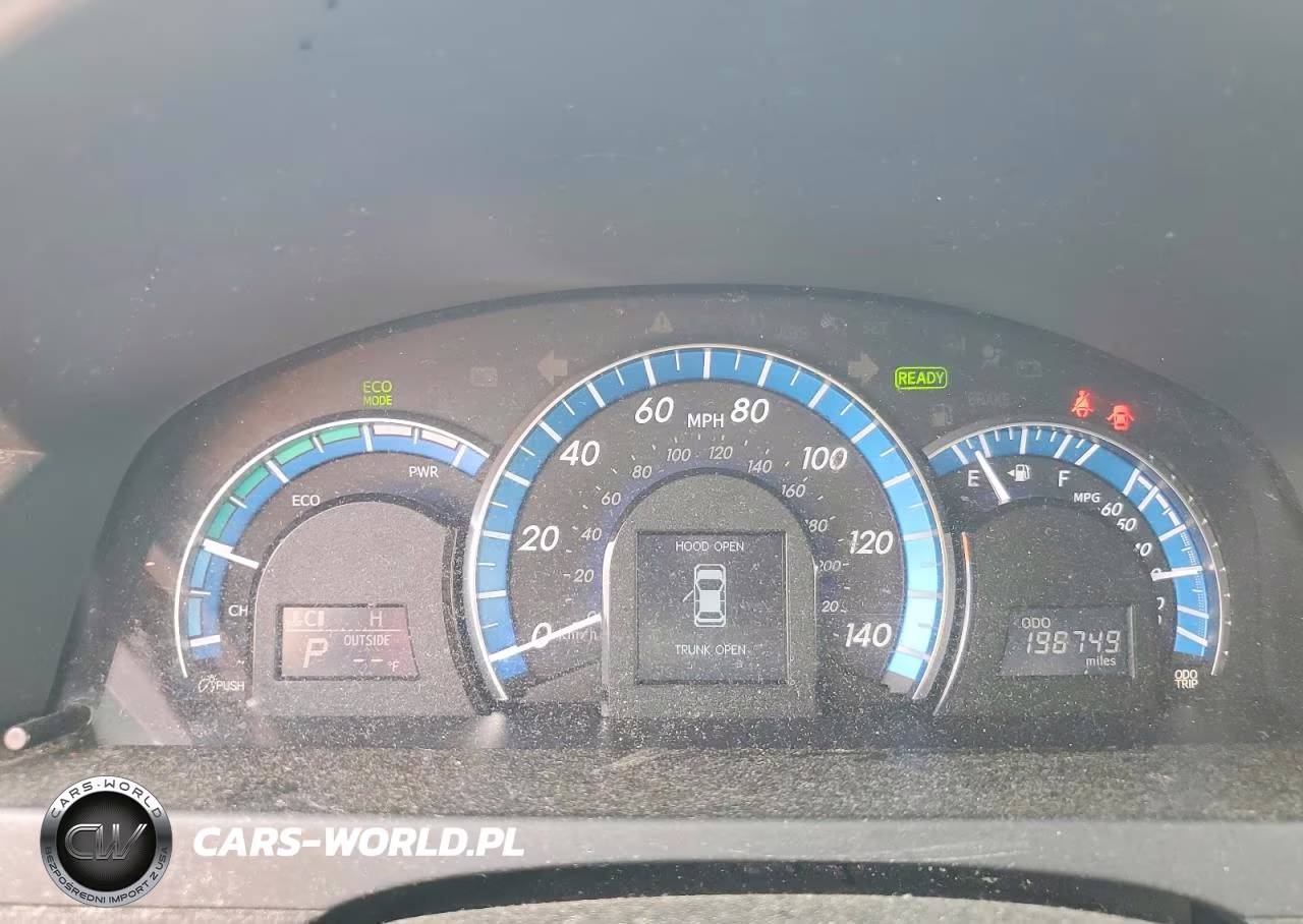 2012 Toyota Camry Hybrid Xle VIN:4T1BD1FK0CU021015 - 9