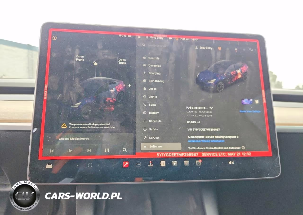 2021 Tesla Model Y VIN:5YJYGDEE7MF299987 - 9