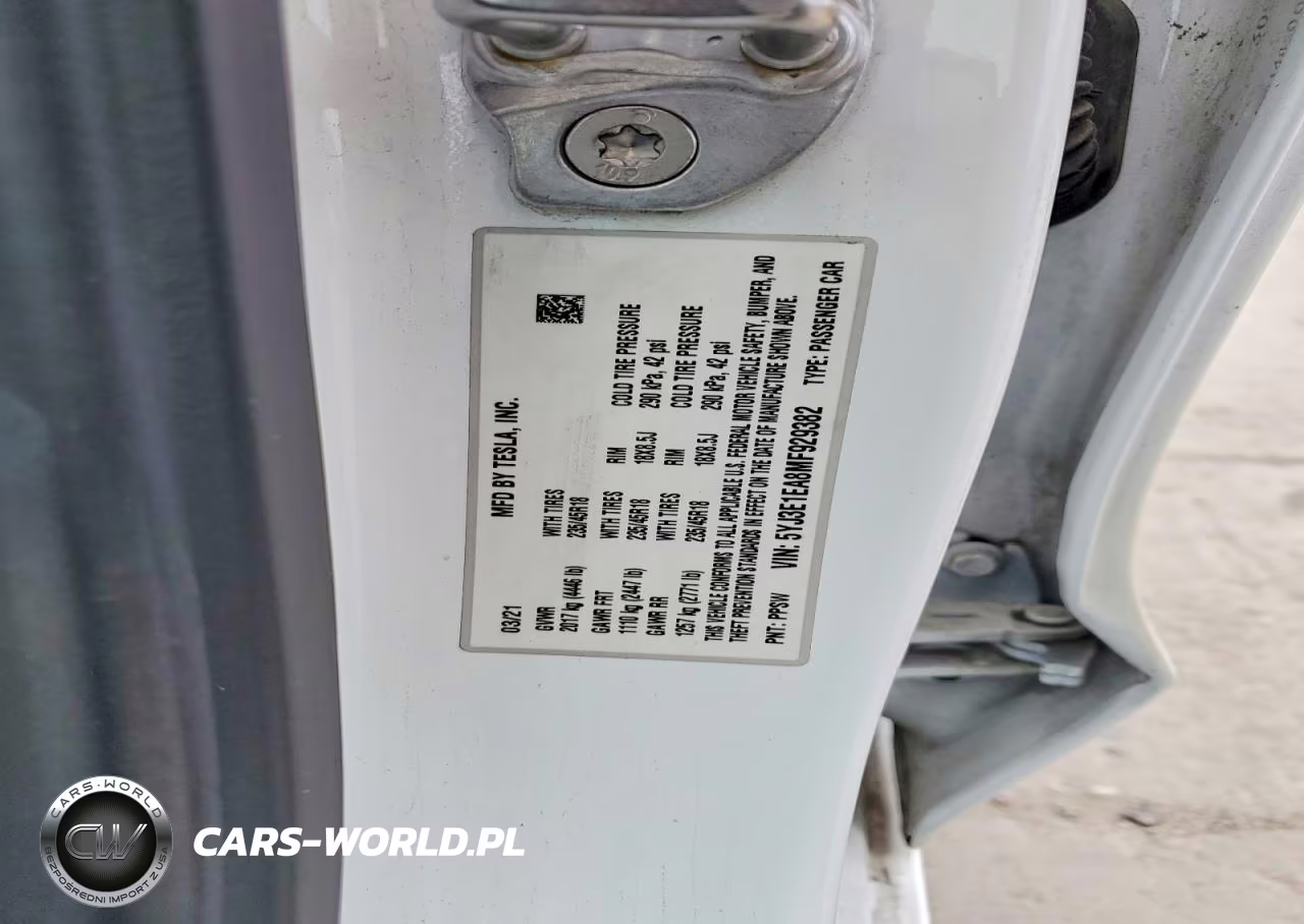 2021 Tesla Model 3 VIN:5YJ3E1EA8MF929382 - 12