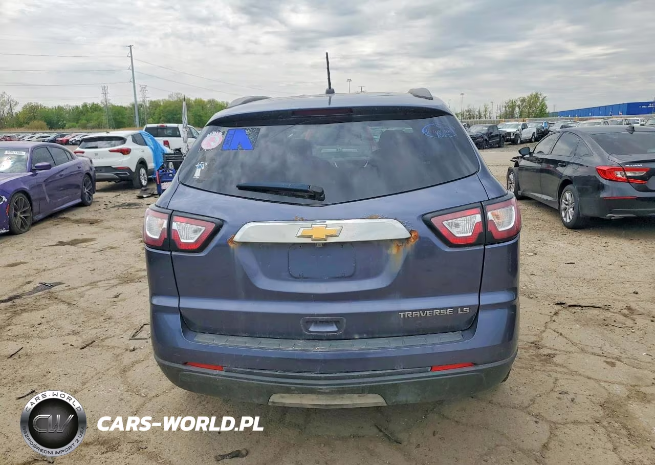 2013 Chevrolet Traverse Ls VIN:1GNKRFED5DJ102494 - 6