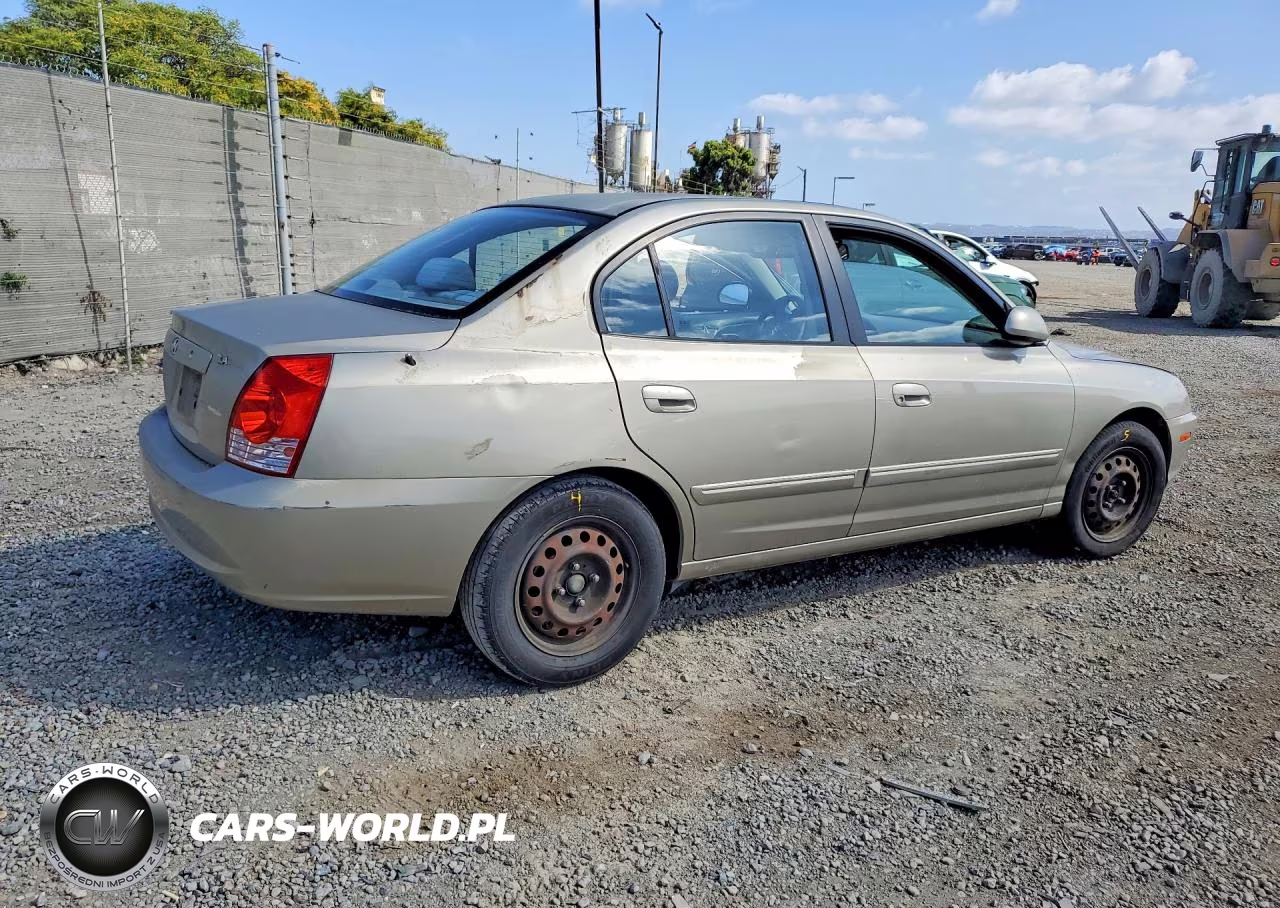 2005 Hyundai Elantra Gls VIN:KMHDN46D35U962261 - 3