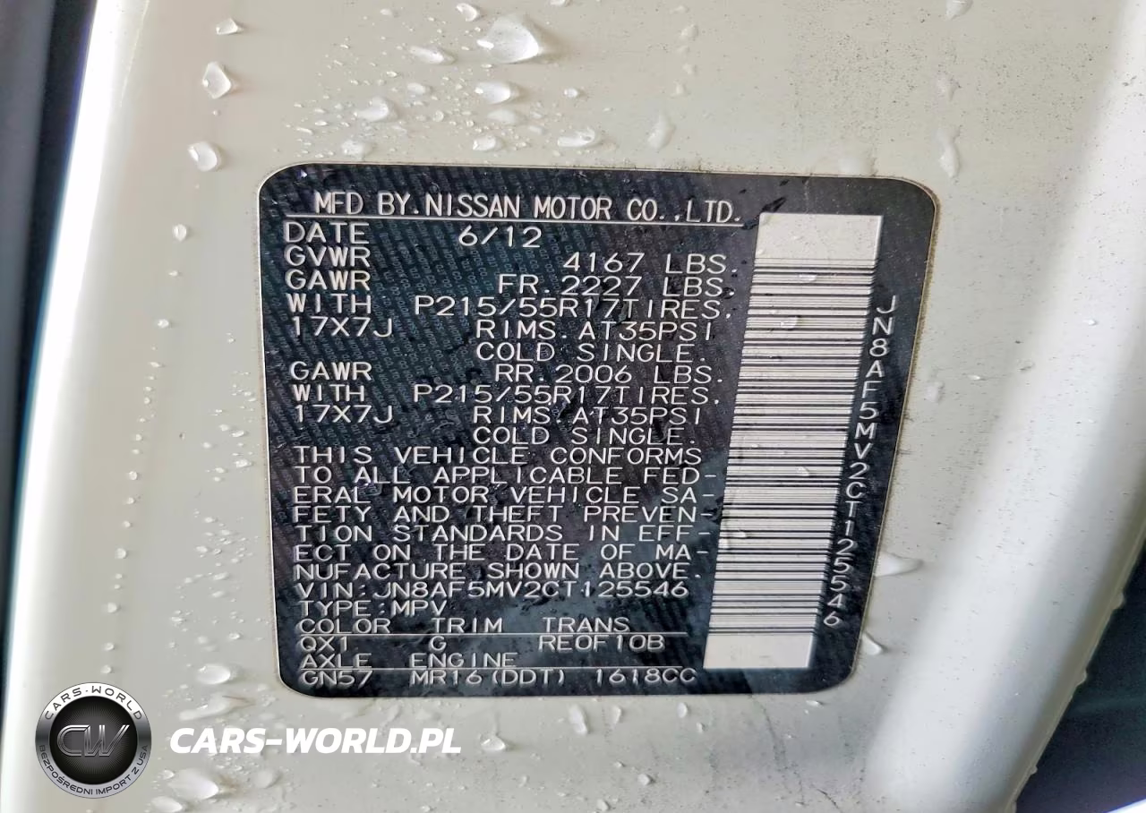 2012 Nissan Juke S-Sv-Sl VIN:JN8AF5MV2CT125546 - 12