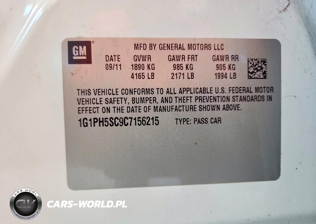 2012 Chevrolet Cruze Ltz VIN:1G1PH5SC9C7156215 - 12