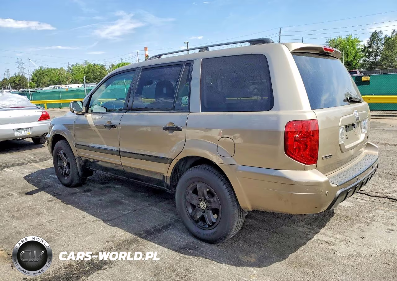 2005 Honda Pilot Exl VIN:2HKYF18705H529046 - 2