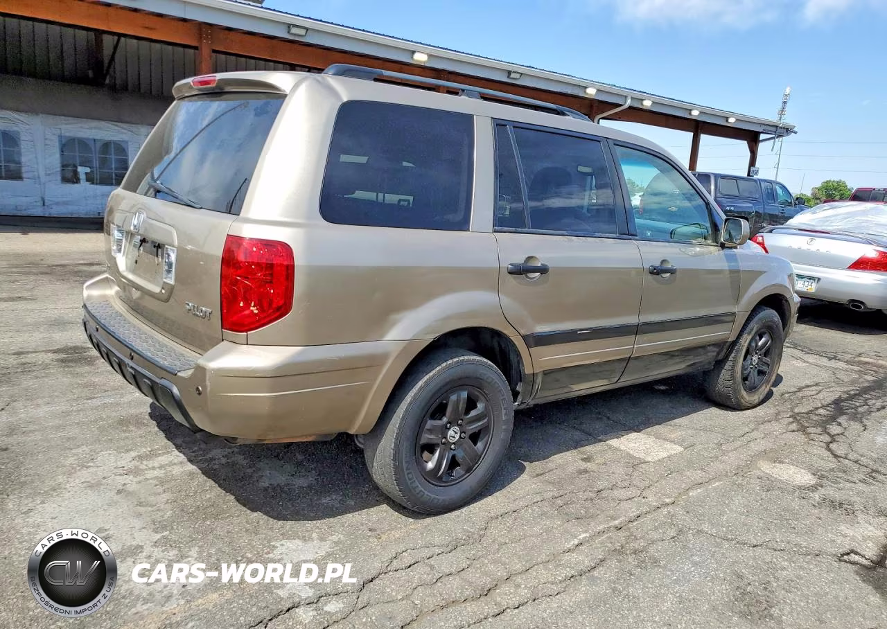 2005 Honda Pilot Exl VIN:2HKYF18705H529046 - 3