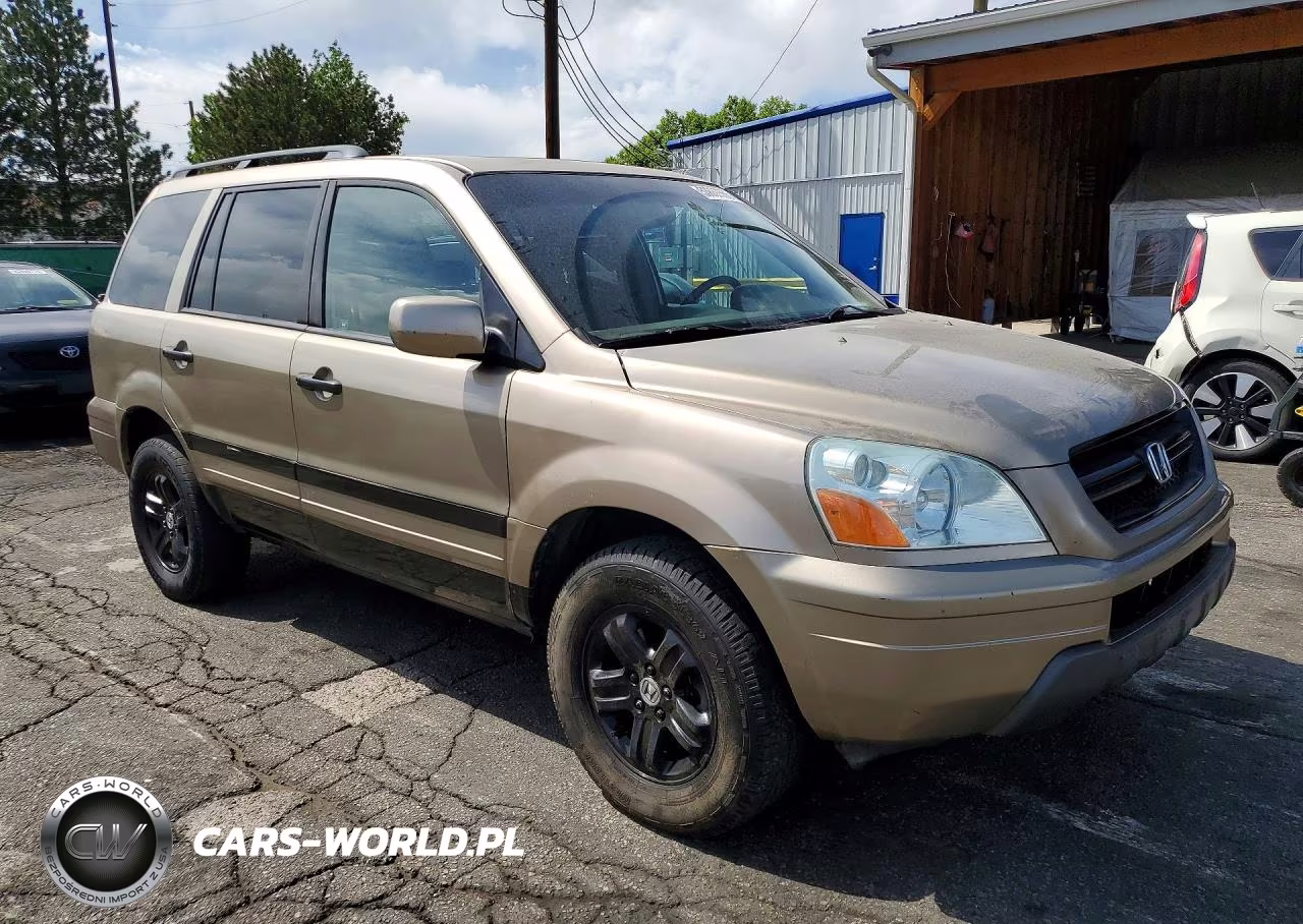 2005 Honda Pilot Exl VIN:2HKYF18705H529046 - 4