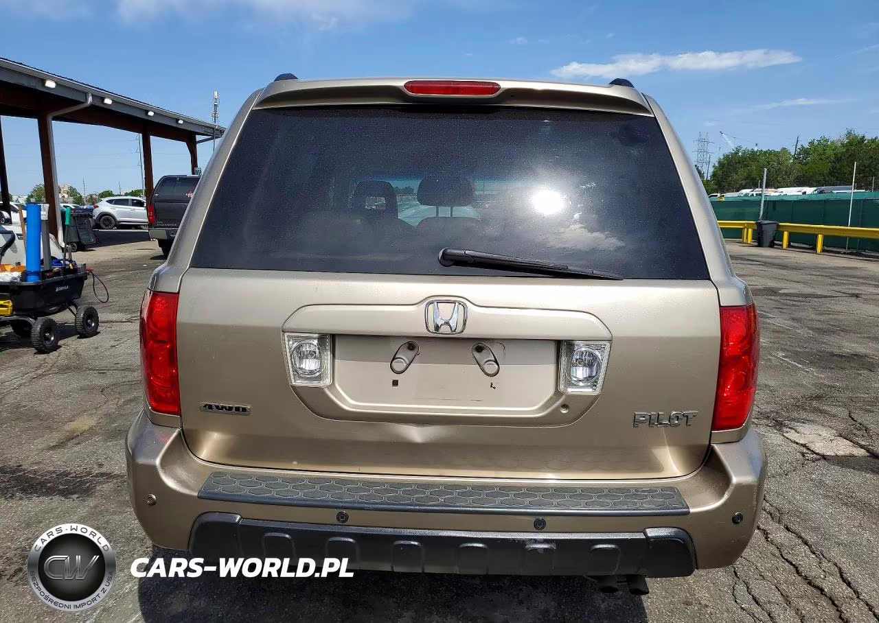 2005 Honda Pilot Exl VIN:2HKYF18705H529046 - 6
