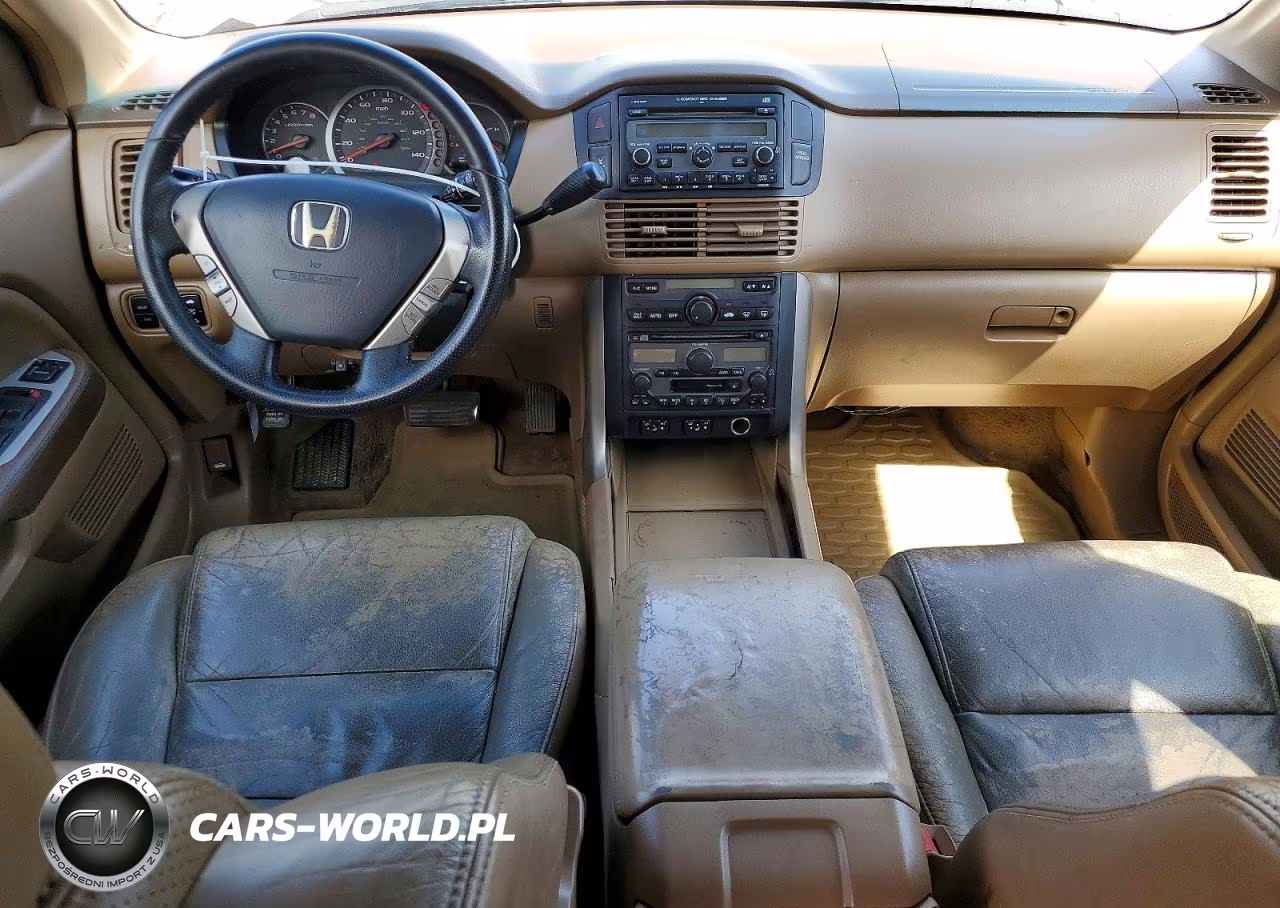 2005 Honda Pilot Exl VIN:2HKYF18705H529046 - 8
