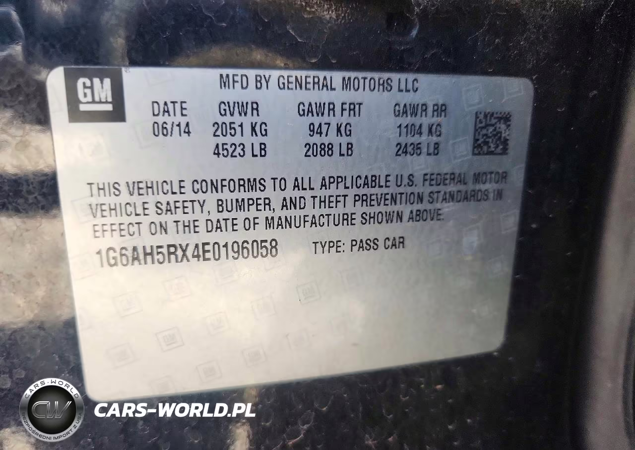 2014 Cadillac Ats VIN:1G6AH5RX4E0196058 - 12