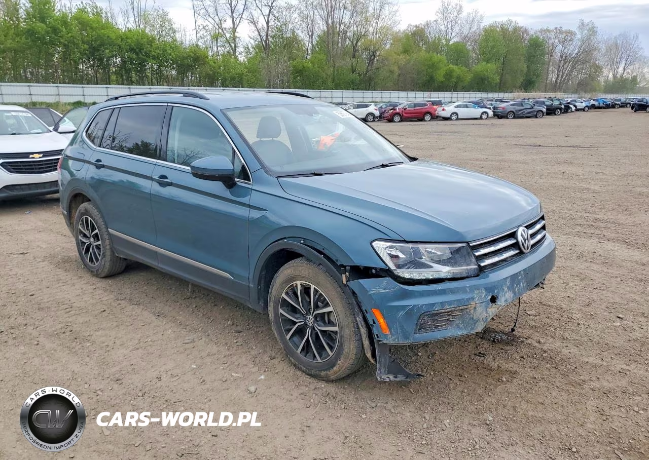 2021 Volkswagen Tiguan Se VIN:3VV2B7AX1MM153949 - 4