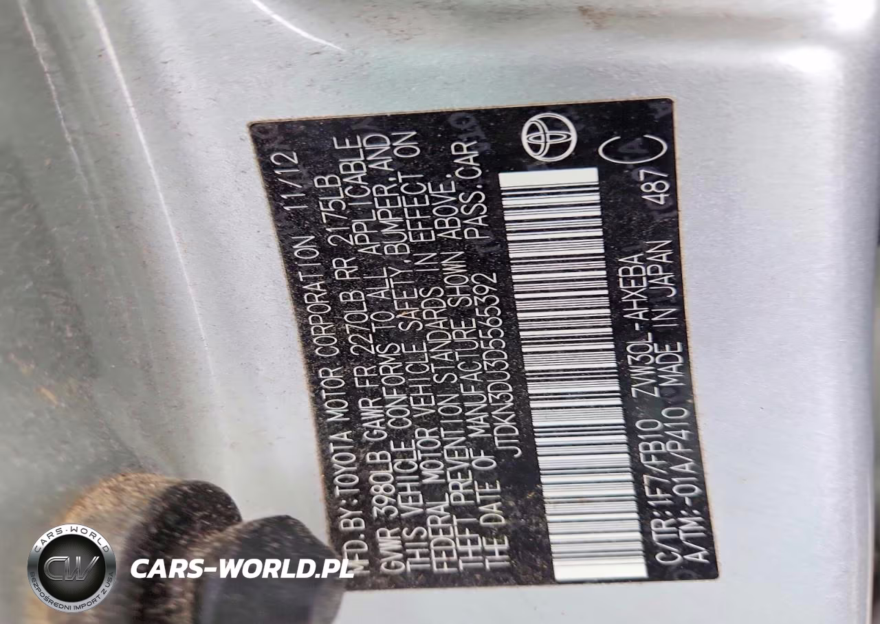 2013 Toyota Prius C Hyb VIN:JTDKN3DU3D5565392 - 12