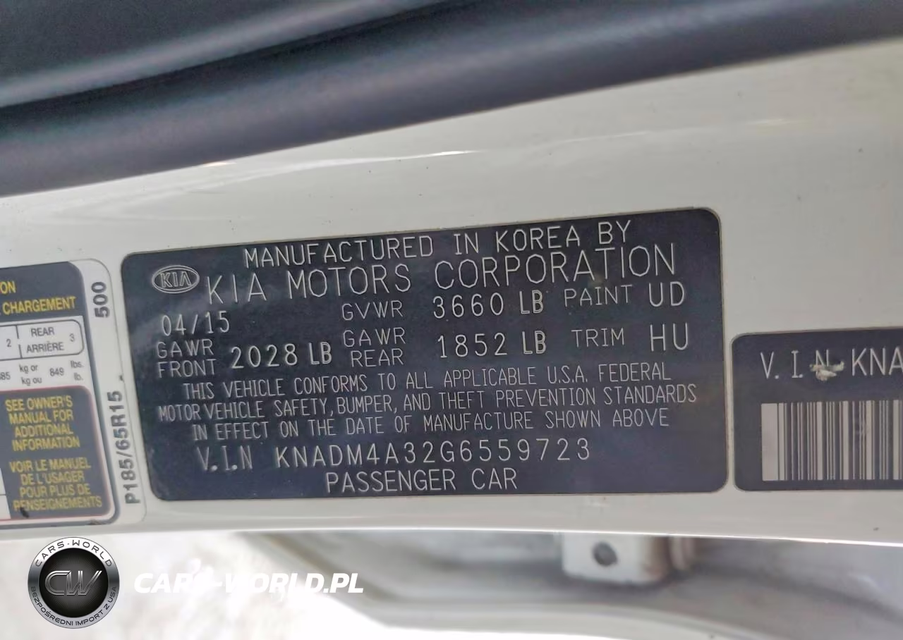2016 Kia Rio Lx VIN:KNADM4A32G6559723 - 12