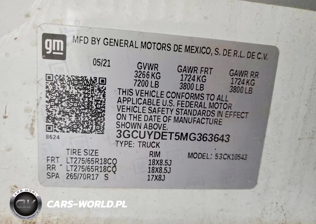2021 Chevrolet Silverado K1500 Lt VIN:3GCUYDET5MG363643 - 12