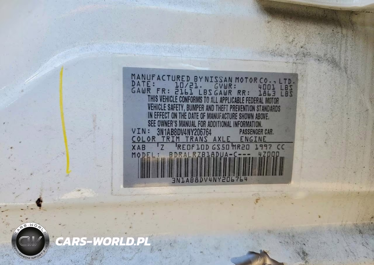 2022 Nissan Sentra Sr VIN:3N1AB8DV4NY206764 - 13