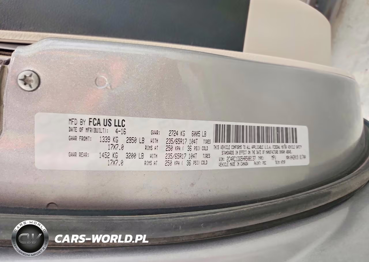 2017 Chrysler Pacifica Touring VIN:2C4RC1DG5HR508137 - 14