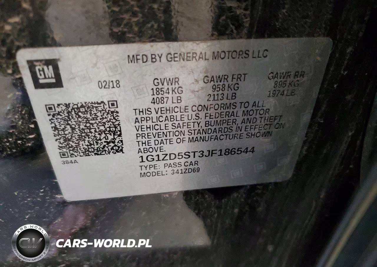 2018 Chevrolet Malibu Lt VIN:1G1ZD5ST3JF186544 - 12
