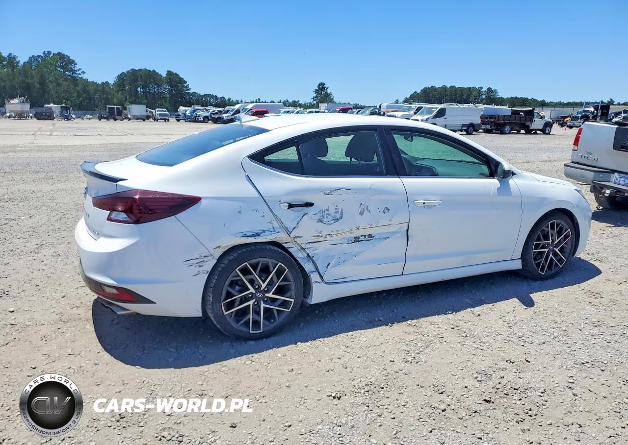2020 Hyundai Elantra Sport VIN:KMHD04LB2LU056357 - 3