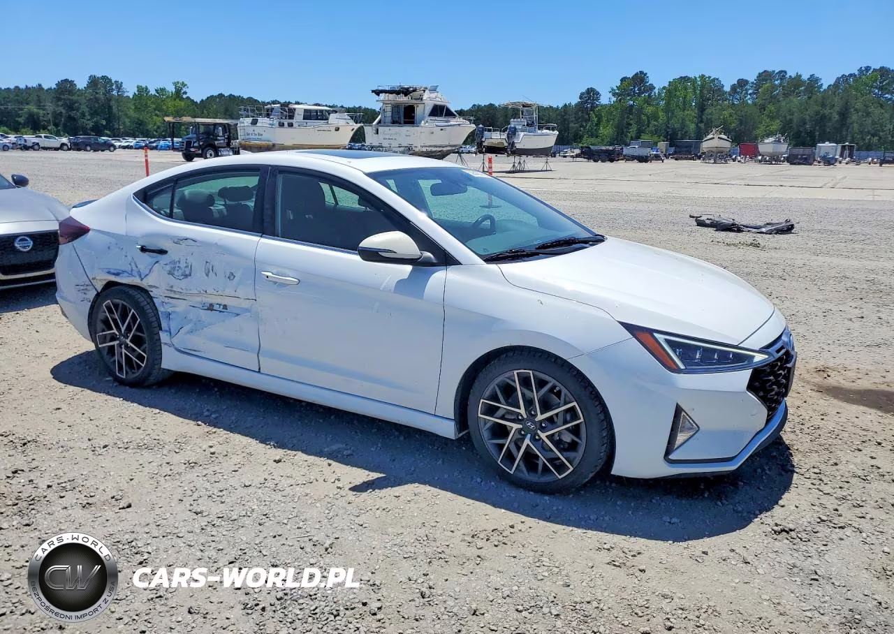 2020 Hyundai Elantra Sport VIN:KMHD04LB2LU056357 - 4