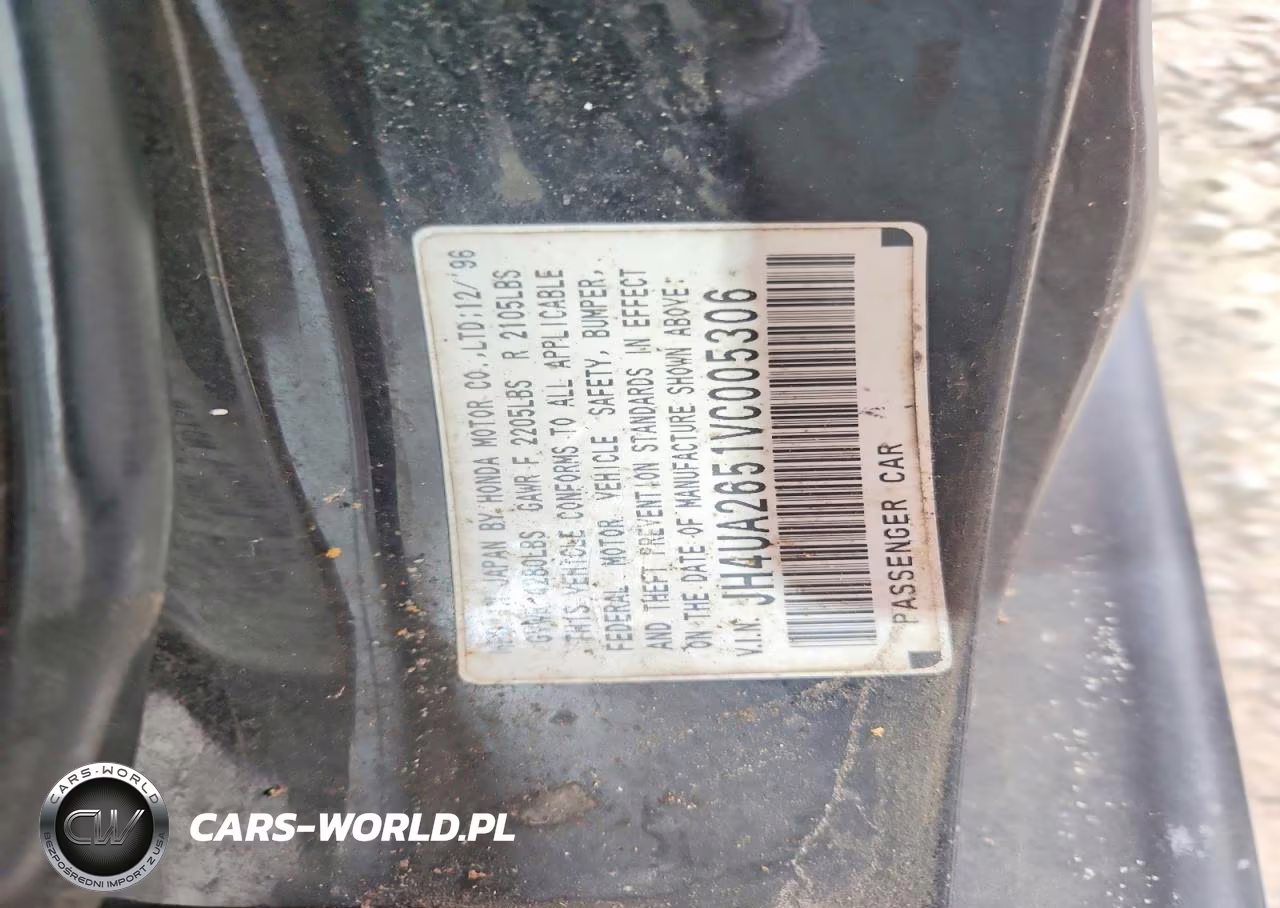 1997 Acura 2.5Tl VIN:JH4UA2651VC005306 - 12