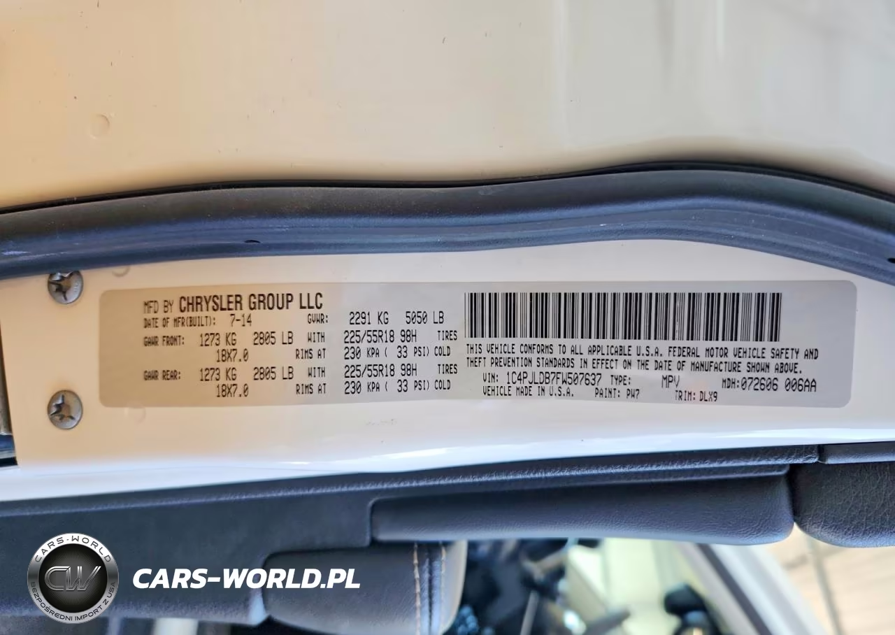 2015 Jeep Cherokee Limited VIN:1C4PJLDB7FW507637 - 14
