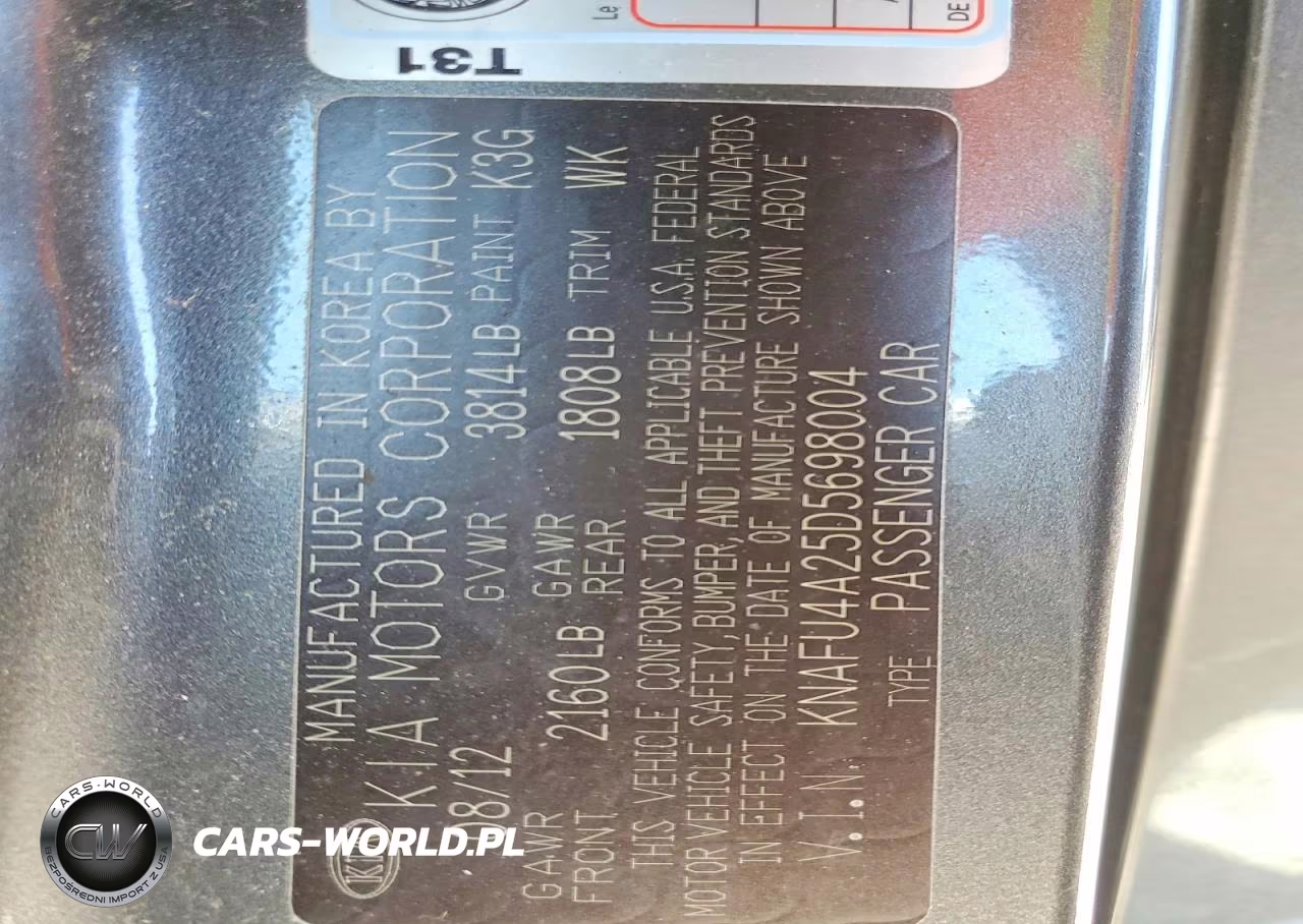 2013 Kia Forte VIN:KNAFU4A25D5698004 - 14