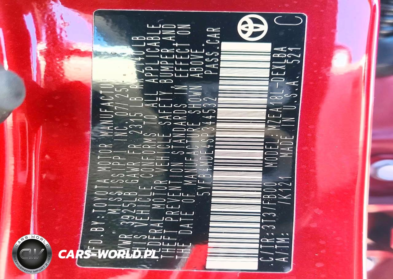 2025 Toyota Corolla Le VIN:5YFB4MDE4SP344532 - 13