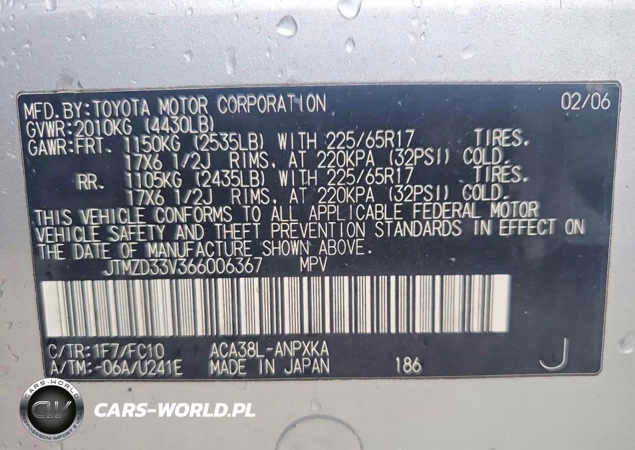 2006 Toyota Rav4 Base VIN:JTMZD33V366006367 - 14