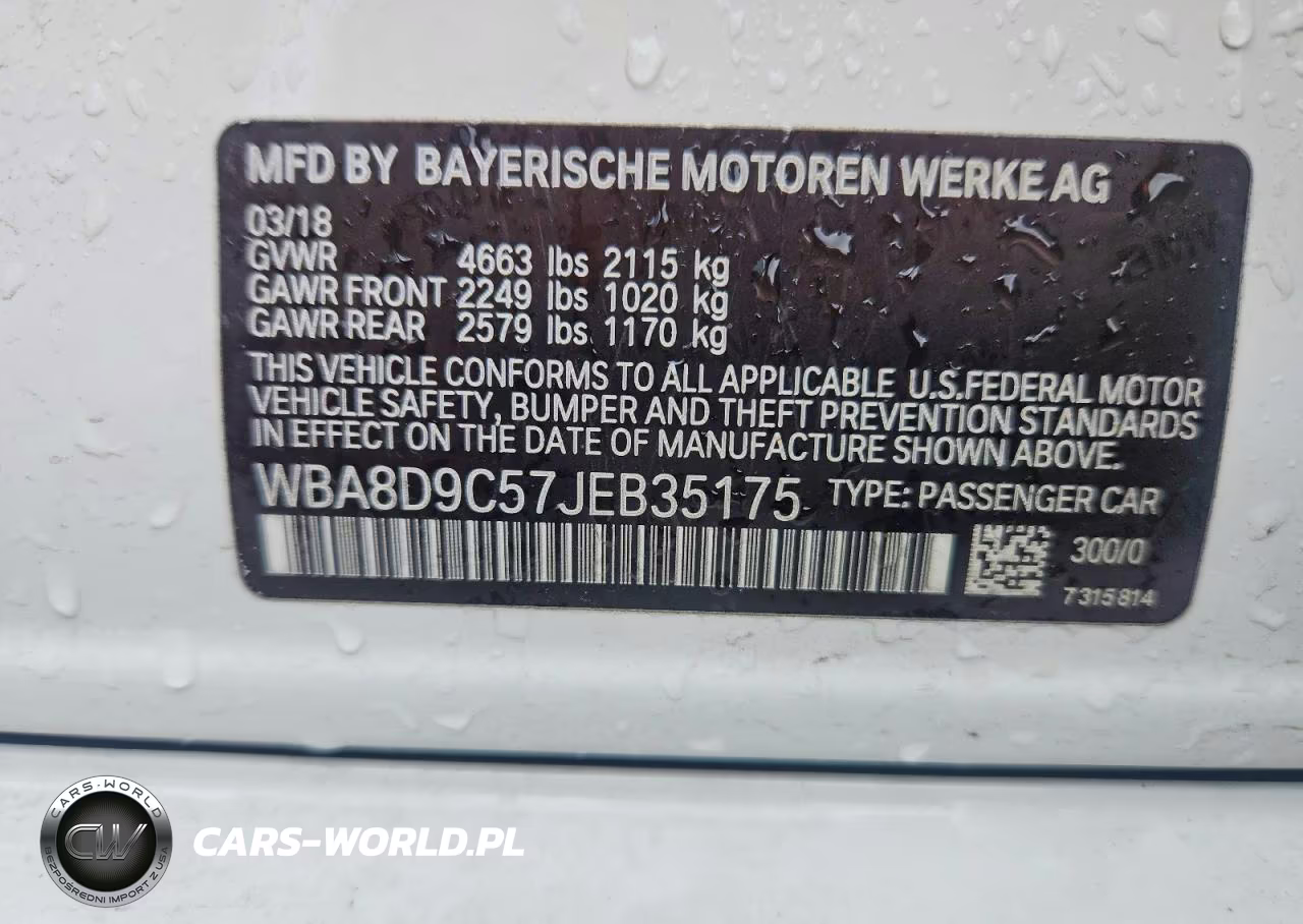 2018 BMW 330 Xi VIN:WBA8D9C57JEB35175 - 12