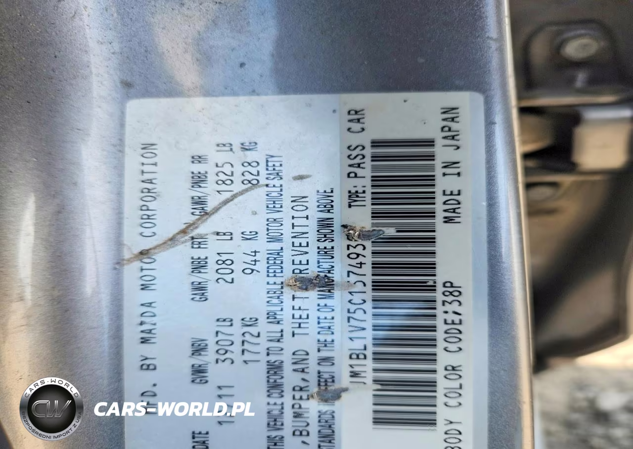 2012 Mazda 3 I VIN:JM1BL1V75C1574930 - 12
