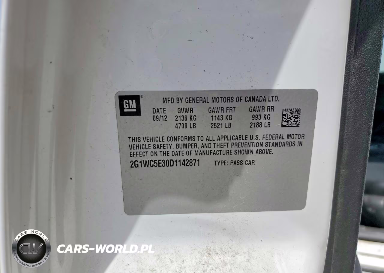 2013 Chevrolet Impala Ltz VIN:2G1WC5E30D1142871 - 12