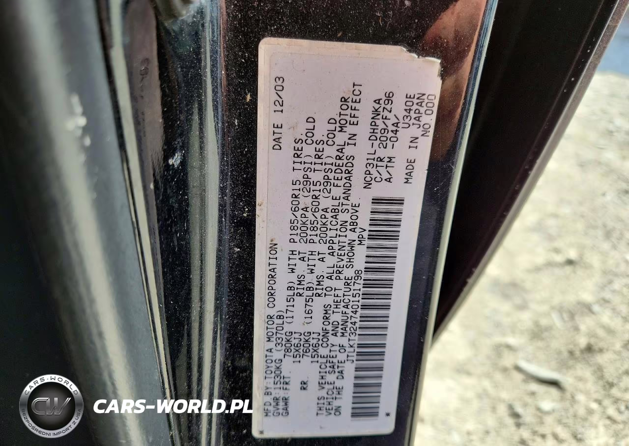 2004 Toyota Scion Xb VIN:JTLKT324740151798 - 13