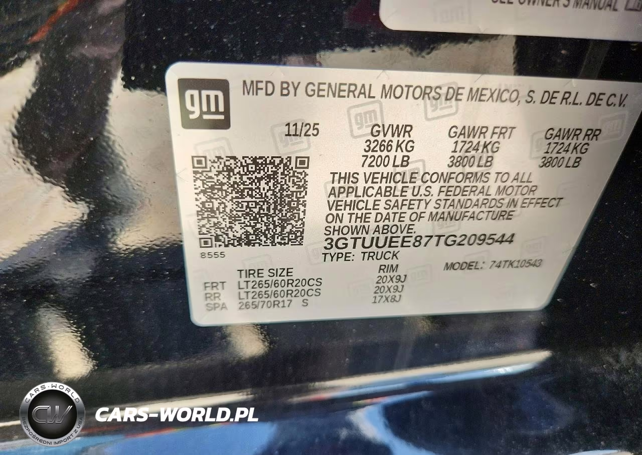 2026 GMC Sierra K1500 At4 VIN:3GTUUEE87TG209544 - 12