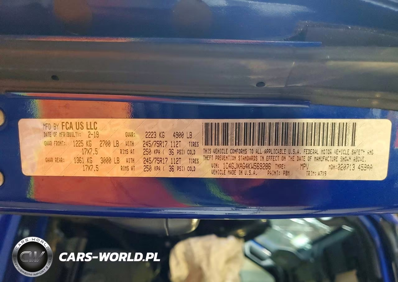 2019 Jeep Wrangler Sport VIN:1C4GJXAG4KW569286 - 13