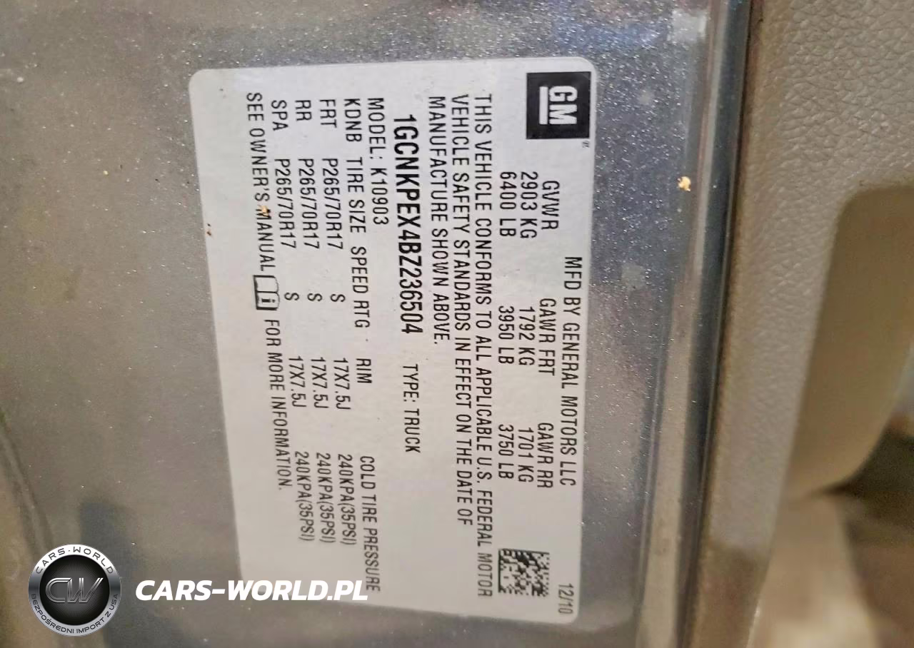 2011 Chevrolet Silverado K1500 VIN:1GCNKPEX4BZ236504 - 12