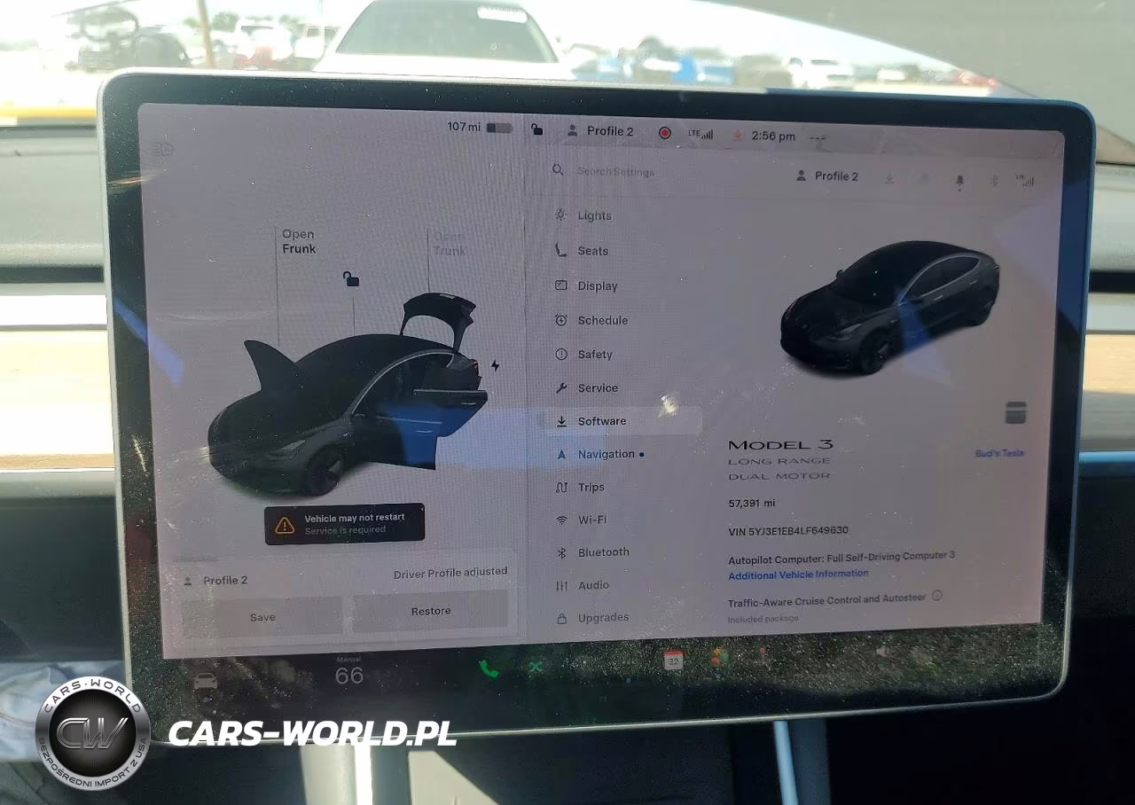 2020 Tesla Model 3 VIN:5YJ3E1EB4LF649630 - 9
