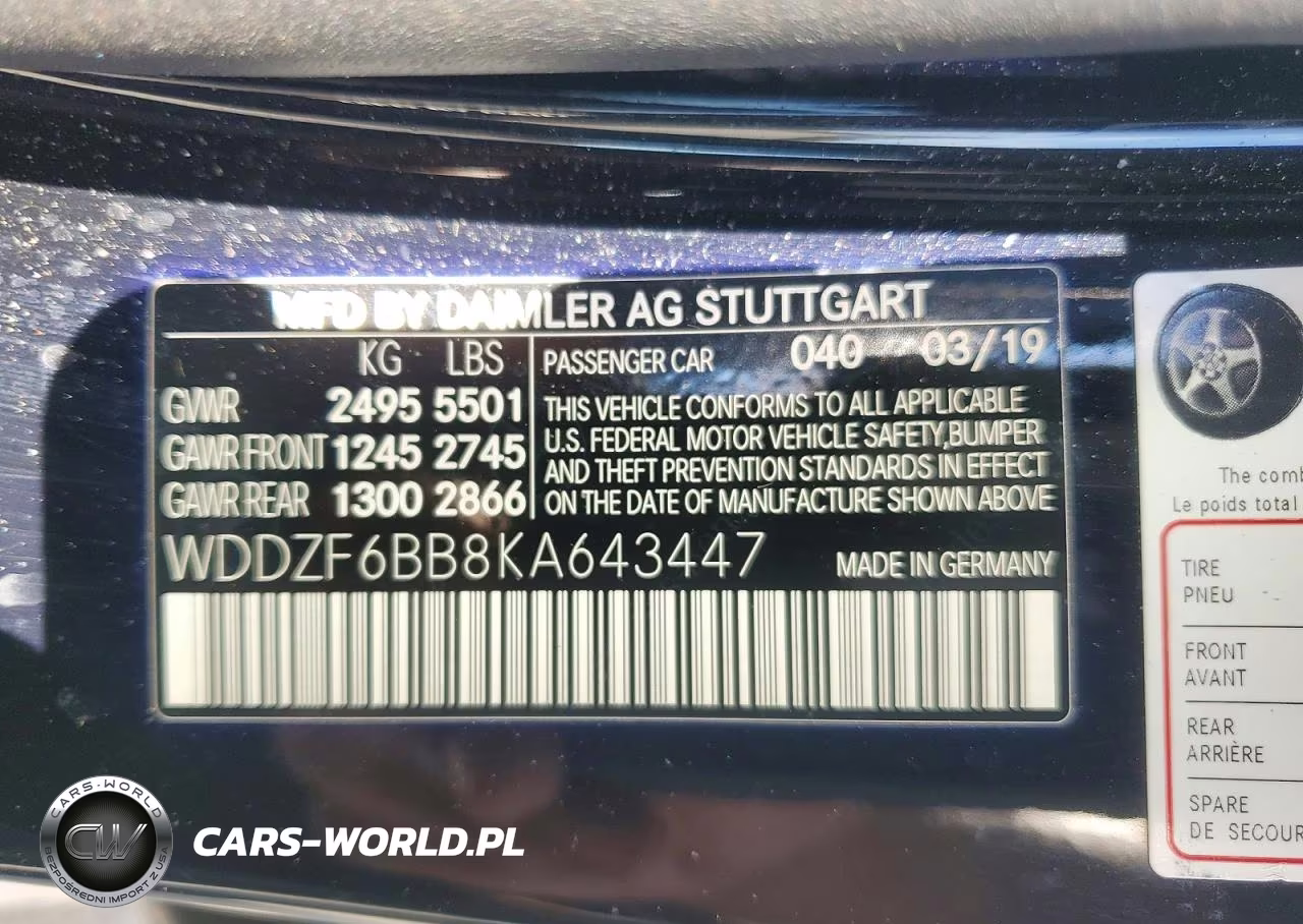 2019 Mercedes-Benz E Amg 53 4Matic VIN:WDDZF6BB8KA643447 - 12