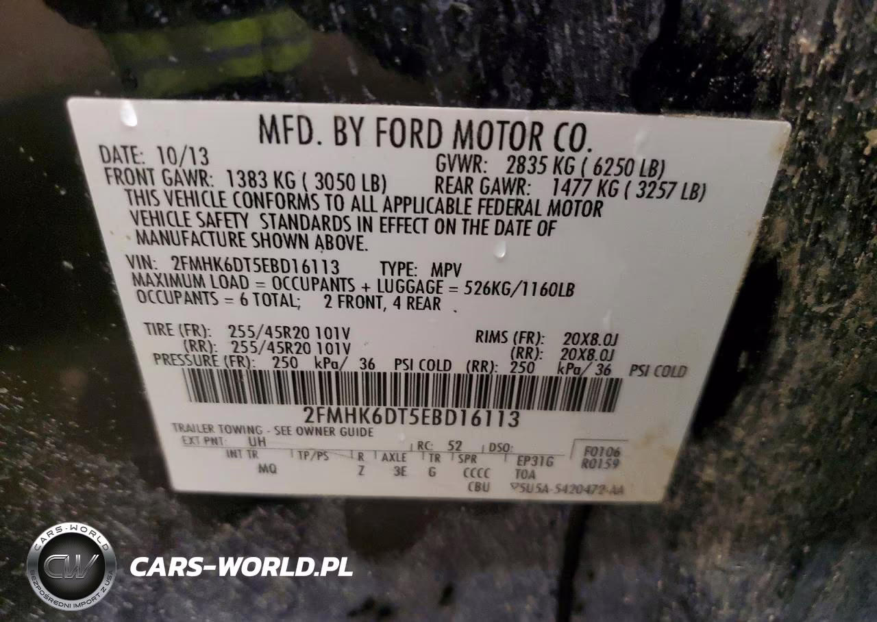2014 Ford Flex Limited VIN:2FMHK6DT5EBD16113 - 14