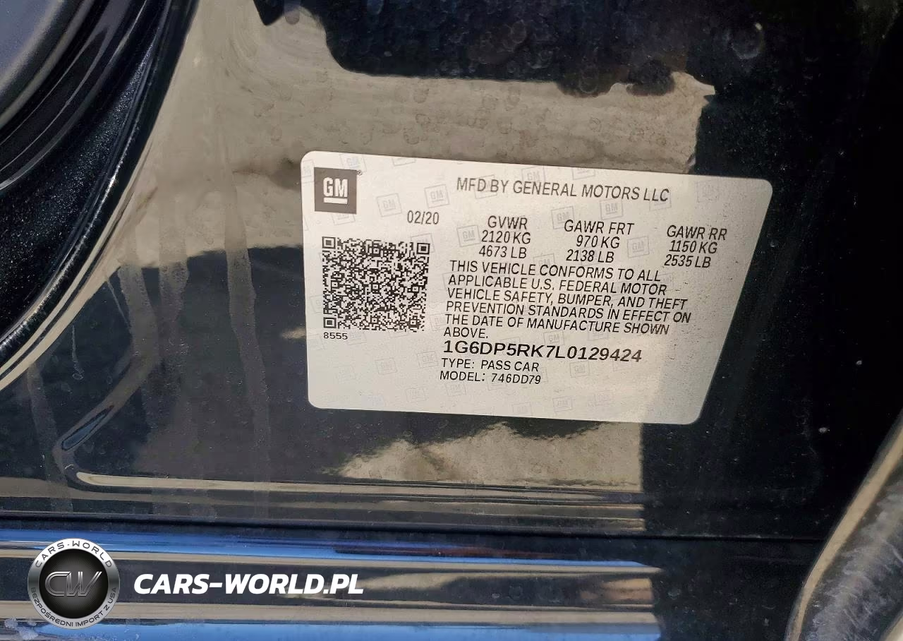 2020 Cadillac Ct5 Sport VIN:1G6DP5RK7L0129424 - 12