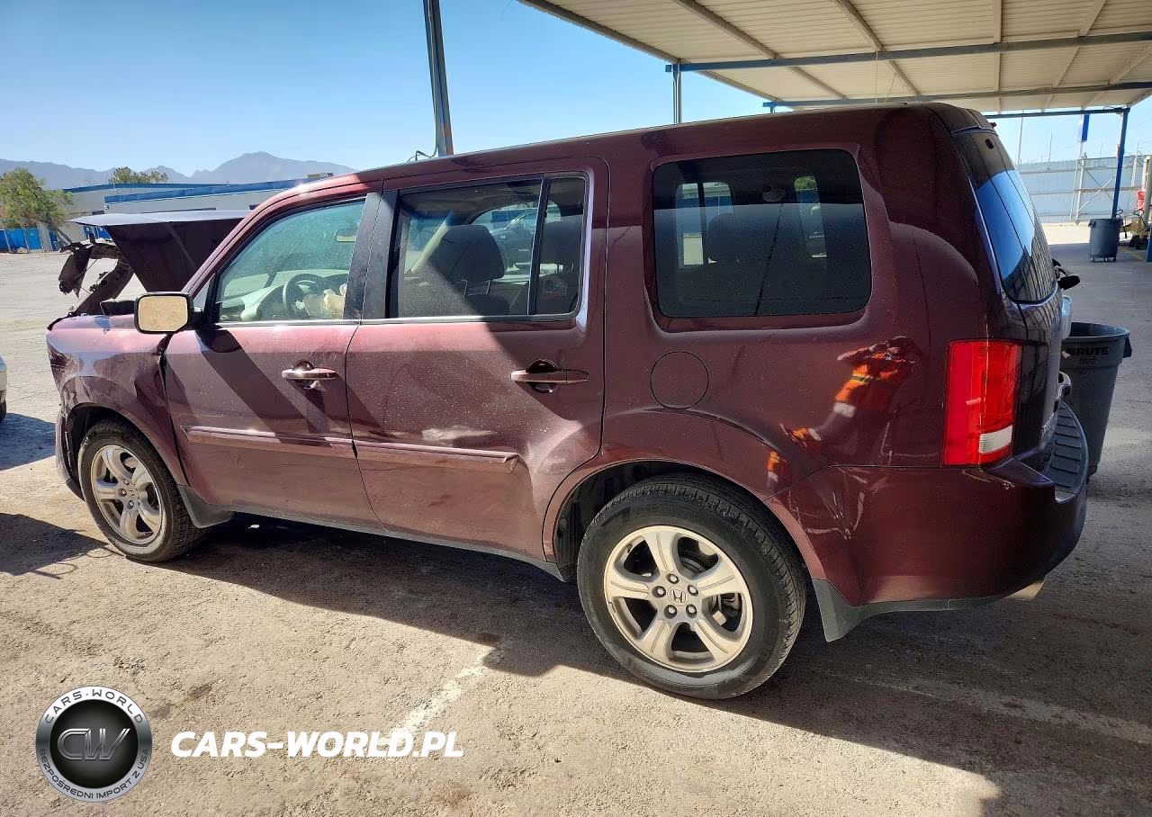 2012 Honda Pilot Exl VIN:5FNYF3H53CB038590 - 2