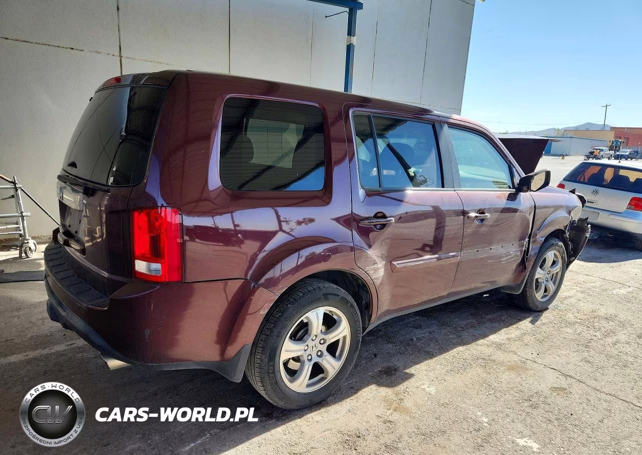 2012 Honda Pilot Exl VIN:5FNYF3H53CB038590 - 3