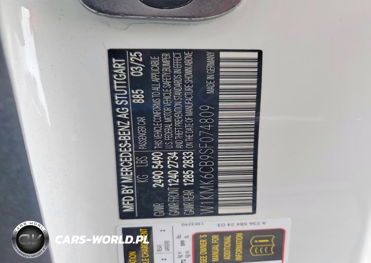 2025 Mercedes-Benz Cle Amg 53 4Matic VIN:W1KMK6CB9SF074809 - 13