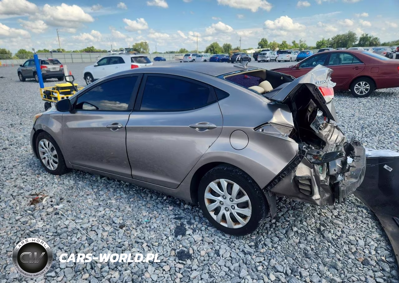 2012 Hyundai Elantra Gls VIN:5NPDH4AE9CH140633 - 2