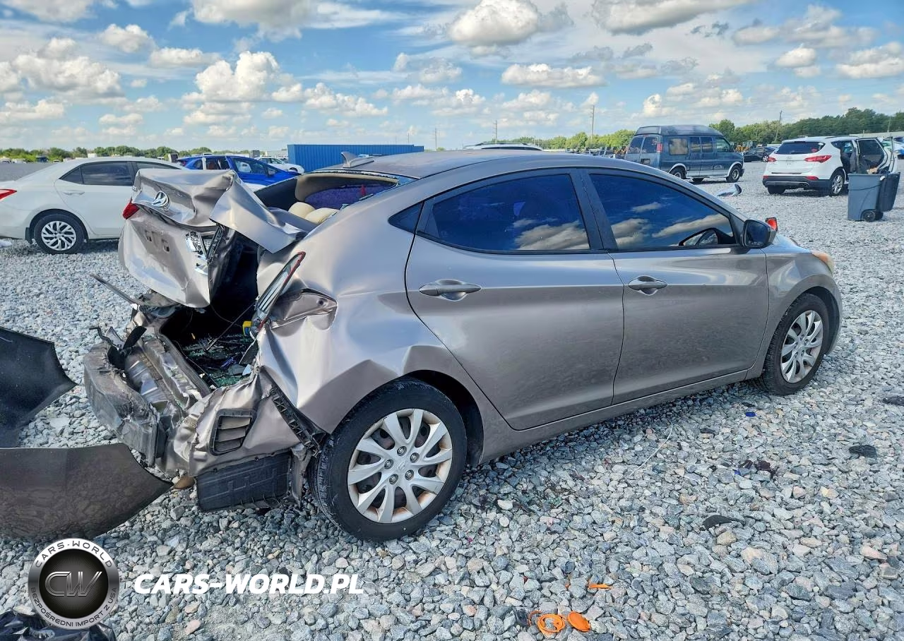 2012 Hyundai Elantra Gls VIN:5NPDH4AE9CH140633 - 3