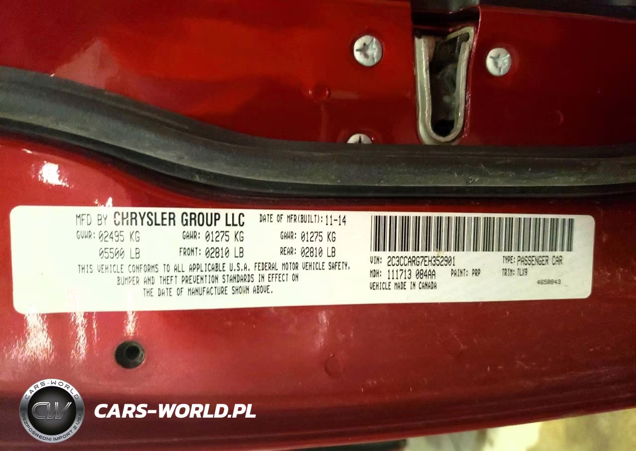 2014 Chrysler 300 VIN:2C3CCARG7EH352901 - 12