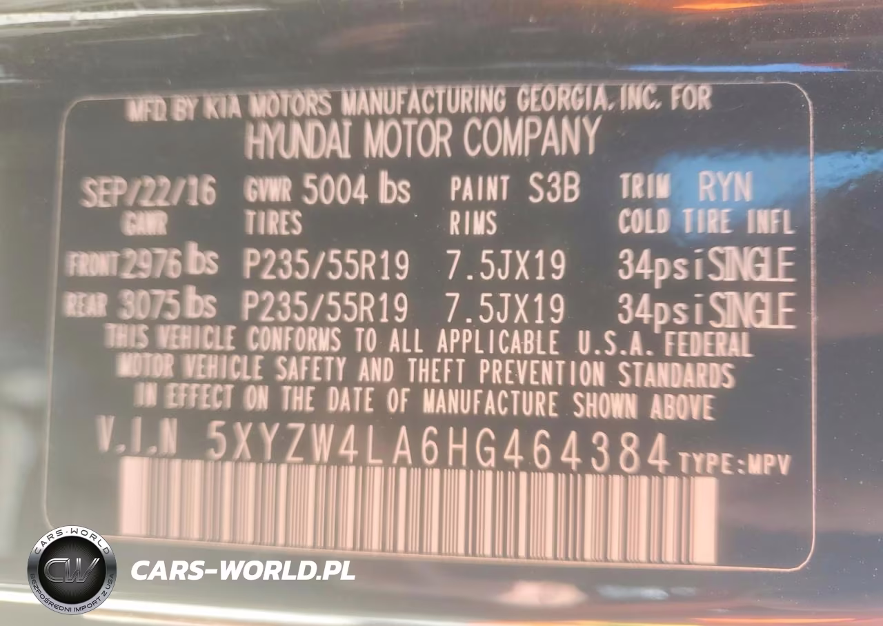 2017 Hyundai Santa Fe Sport 2.0T Ultimate VIN:5XYZW4LA6HG464384 - 14