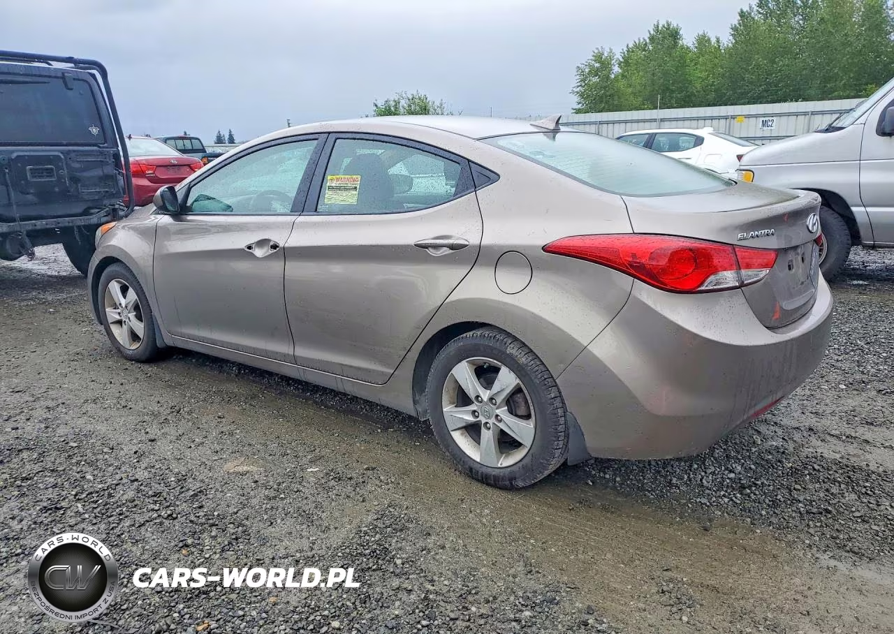 2013 Hyundai Elantra Gls VIN:5NPDH4AE9DH296267 - 2